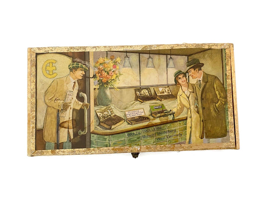 Vintage West German Wood Box