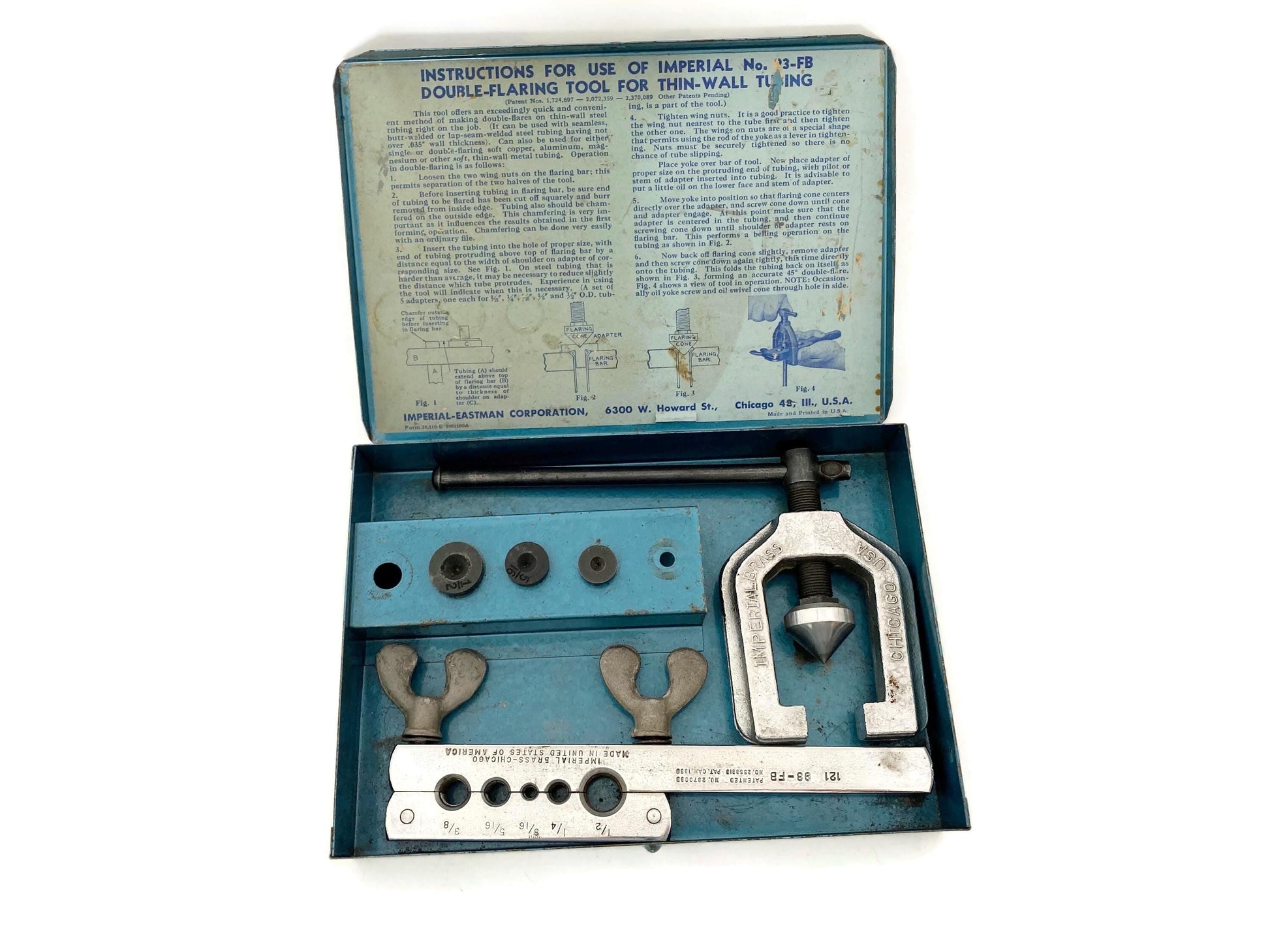 1950s Imperial Tubing Flaring Tool Kit at Duckwells