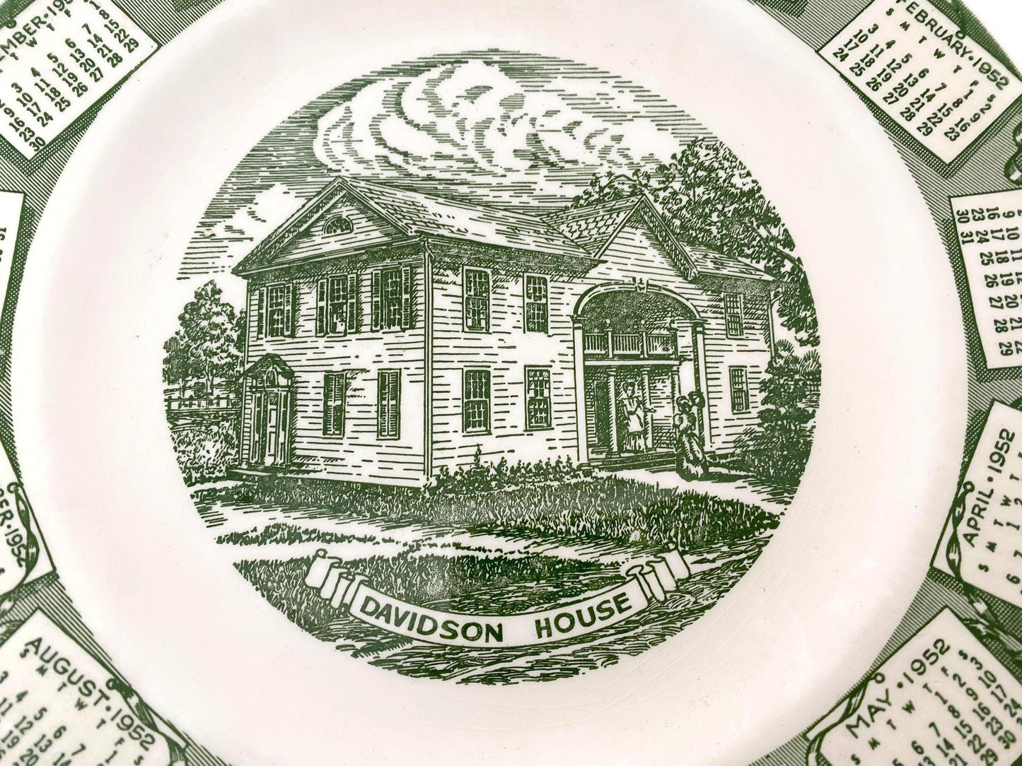 Vintage Newark New Jersey Calendar Plate at Duckwells