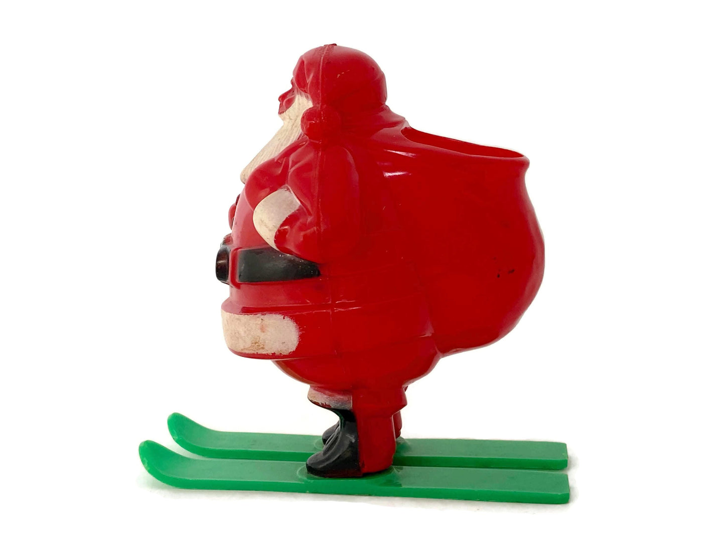 Midcentury Santa Claus Plastic Candy Container at Duckwells