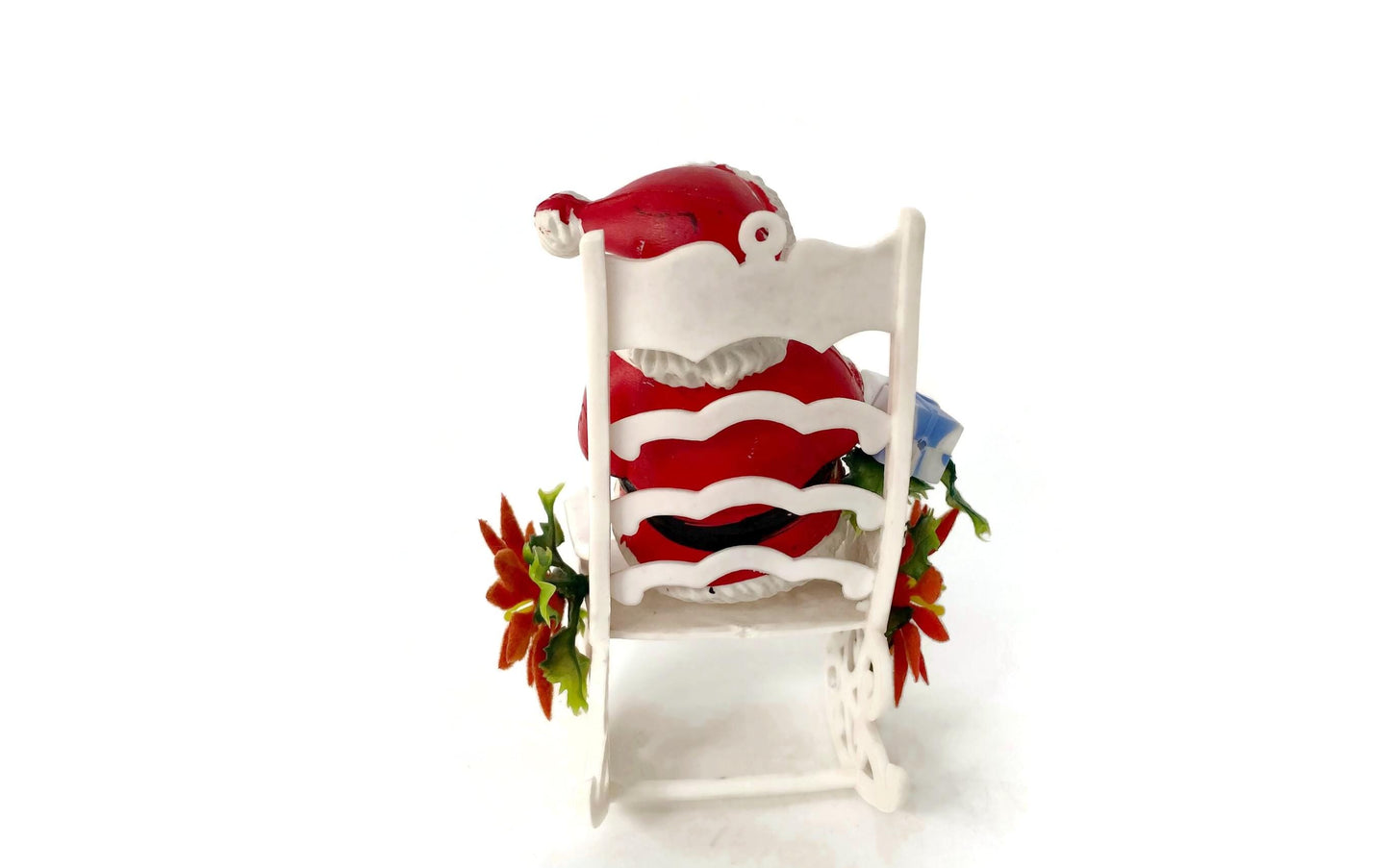 Midcentury Plastic Santa Blow Mold Figurine at Duckwells
