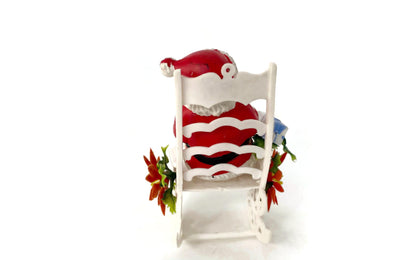 Midcentury Plastic Santa Blow Mold Figurine at Duckwells