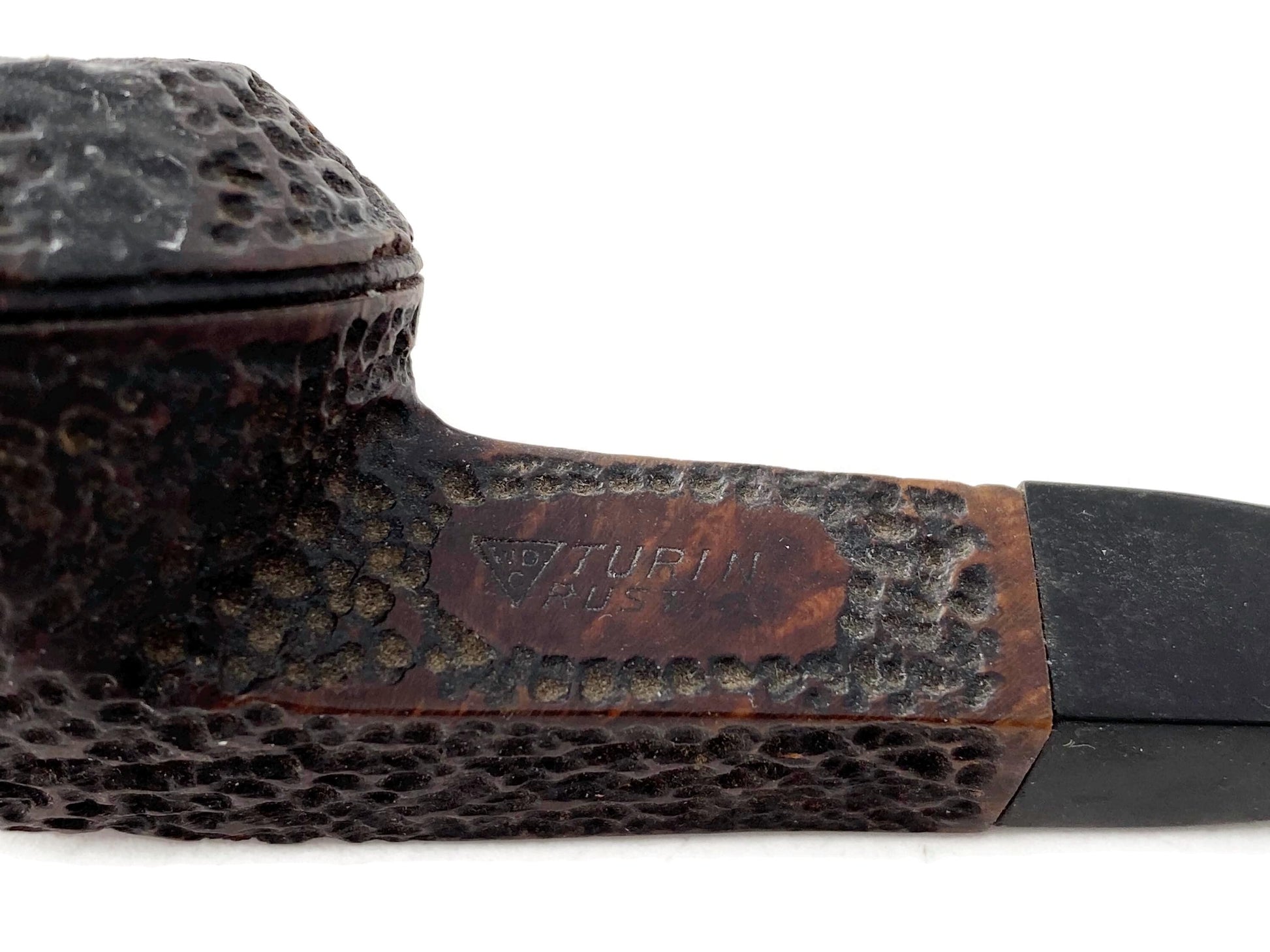 Antique WDC Demuth Turin Rustic Bulldog Pipe at Duckwells