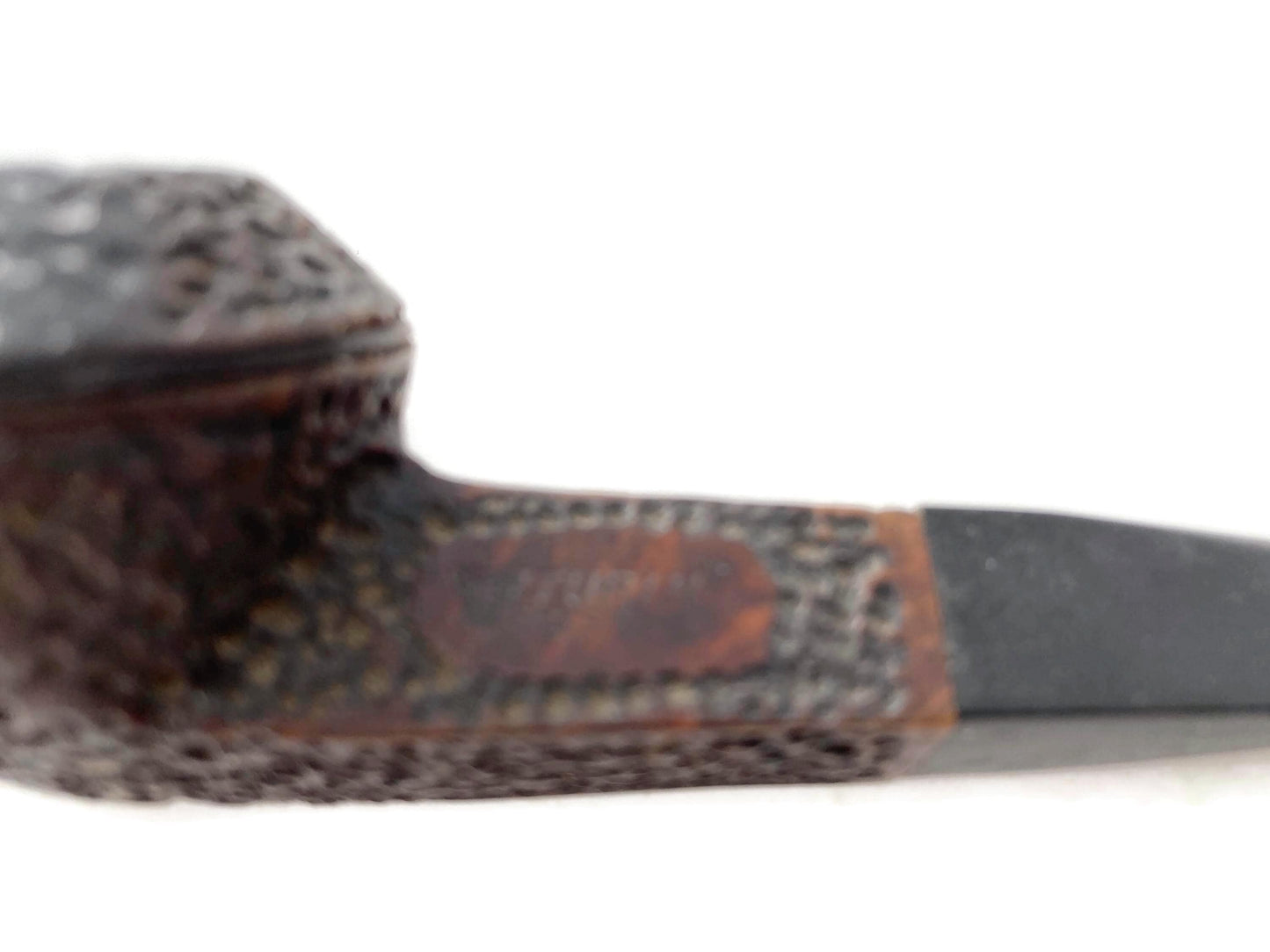 Antique WDC Demuth Turin Rustic Bulldog Pipe at Duckwells