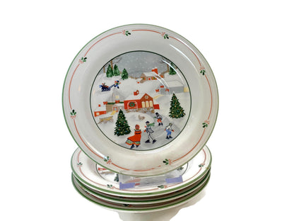 Vintage Christmas Saucers at Duckwells