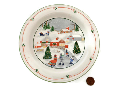 Vintage Christmas Saucers at Duckwells