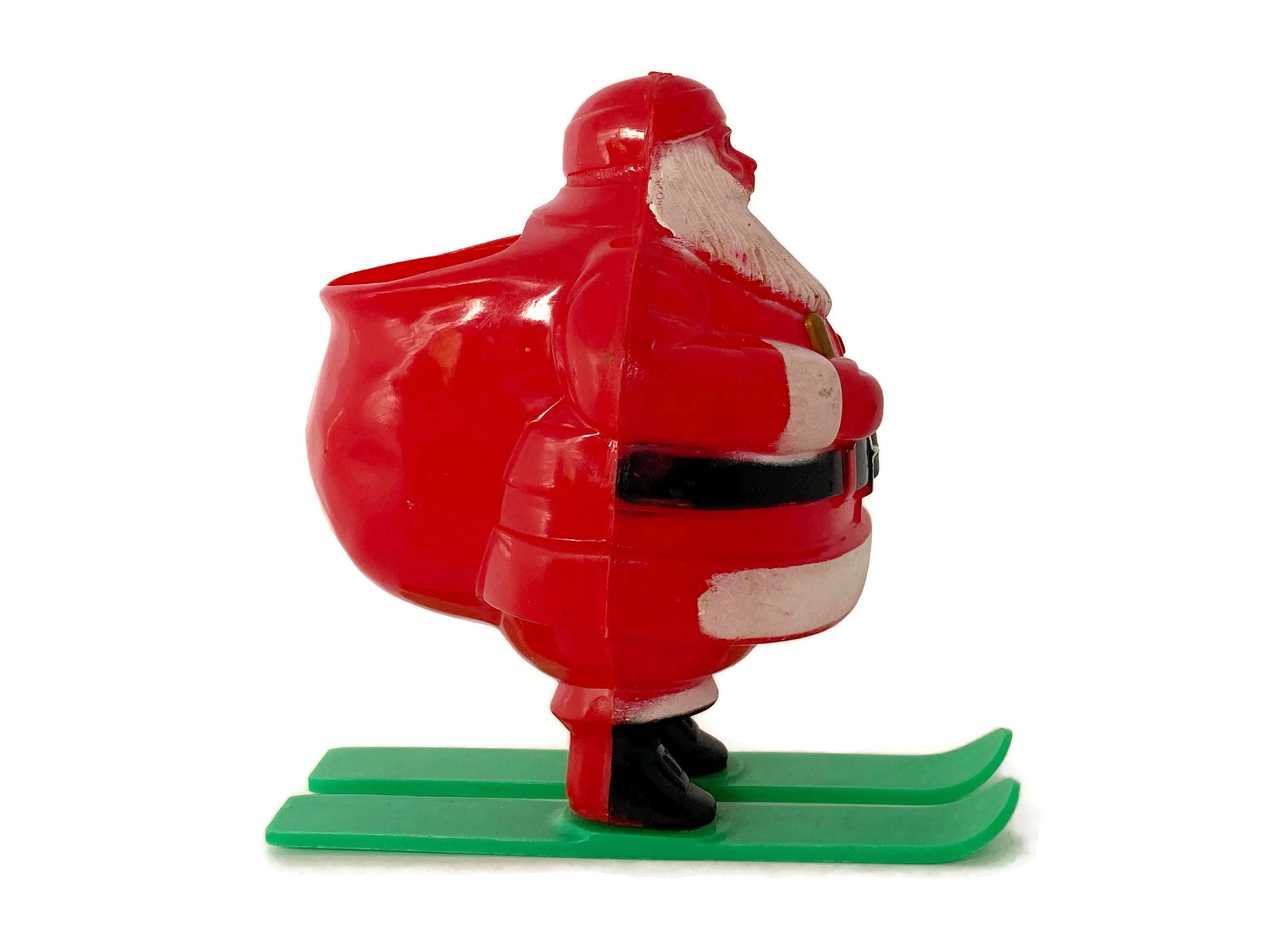 Midcentury Santa Claus Plastic Candy Container at Duckwells