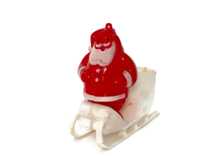 Midcentury Santa Claus Plastic Candy Container at Duckwells