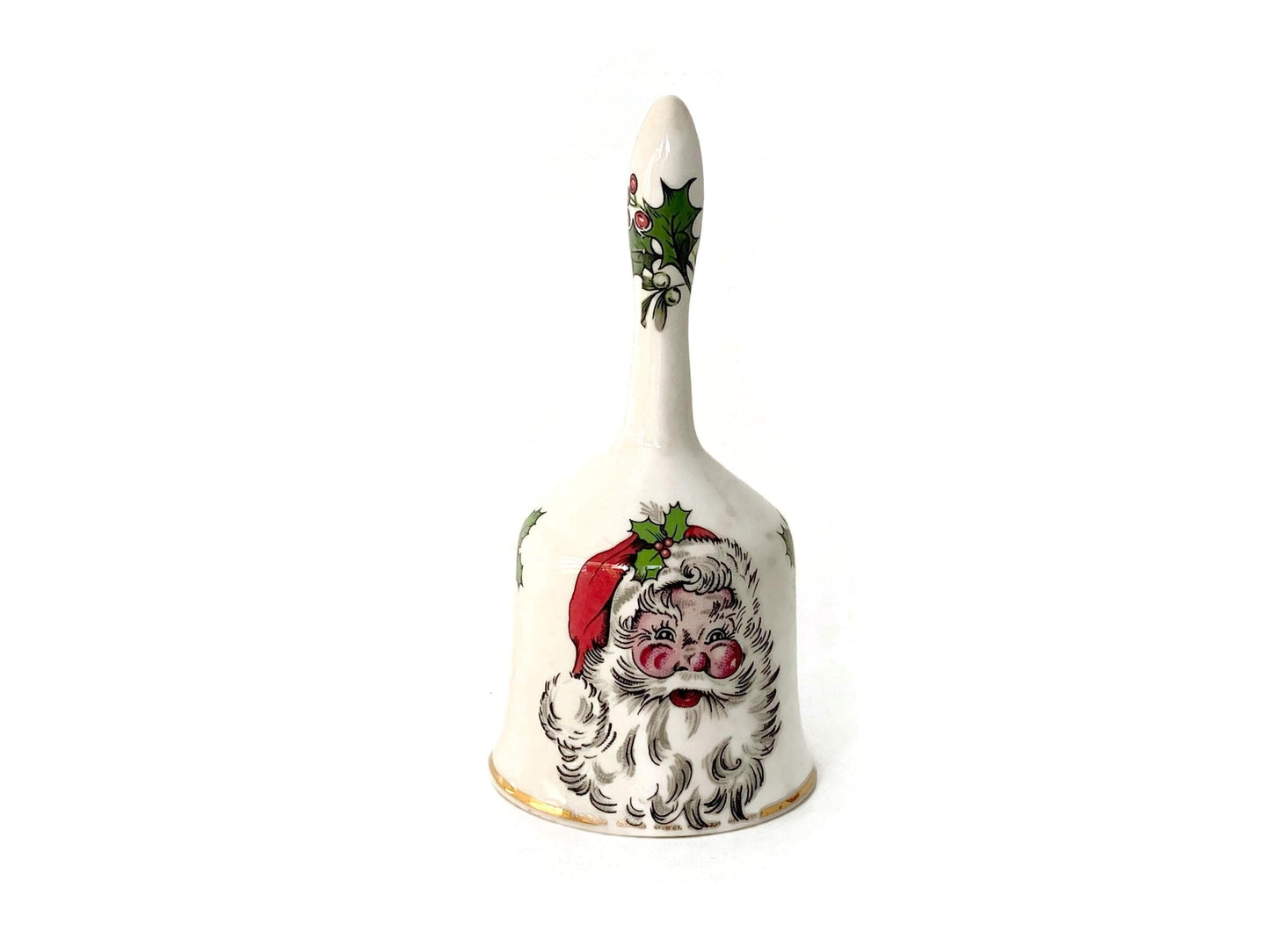 Vintage Christmas Bell English Staffordshire at Duckwells
