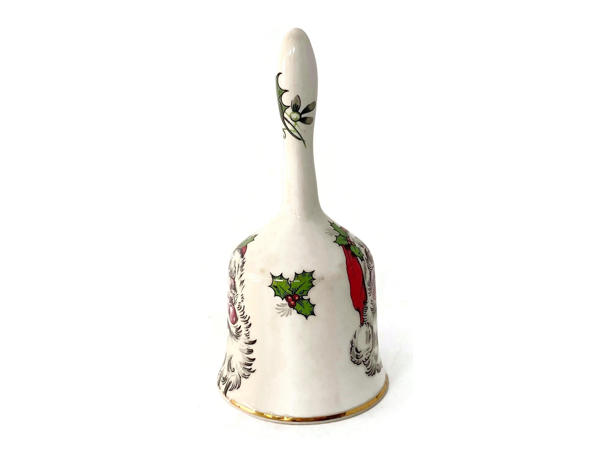Vintage Christmas Bell English Staffordshire at Duckwells