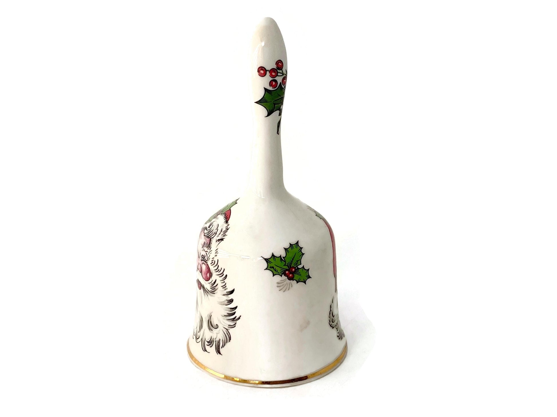 Vintage Christmas Bell English Staffordshire at Duckwells