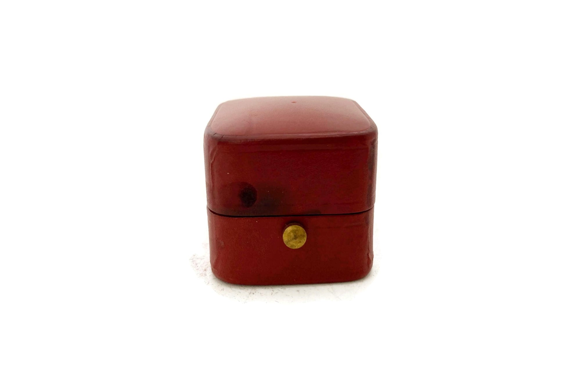 Antique Tiffany & Co. Jewel Box, Red Leather with Silk Interior at Duckwells