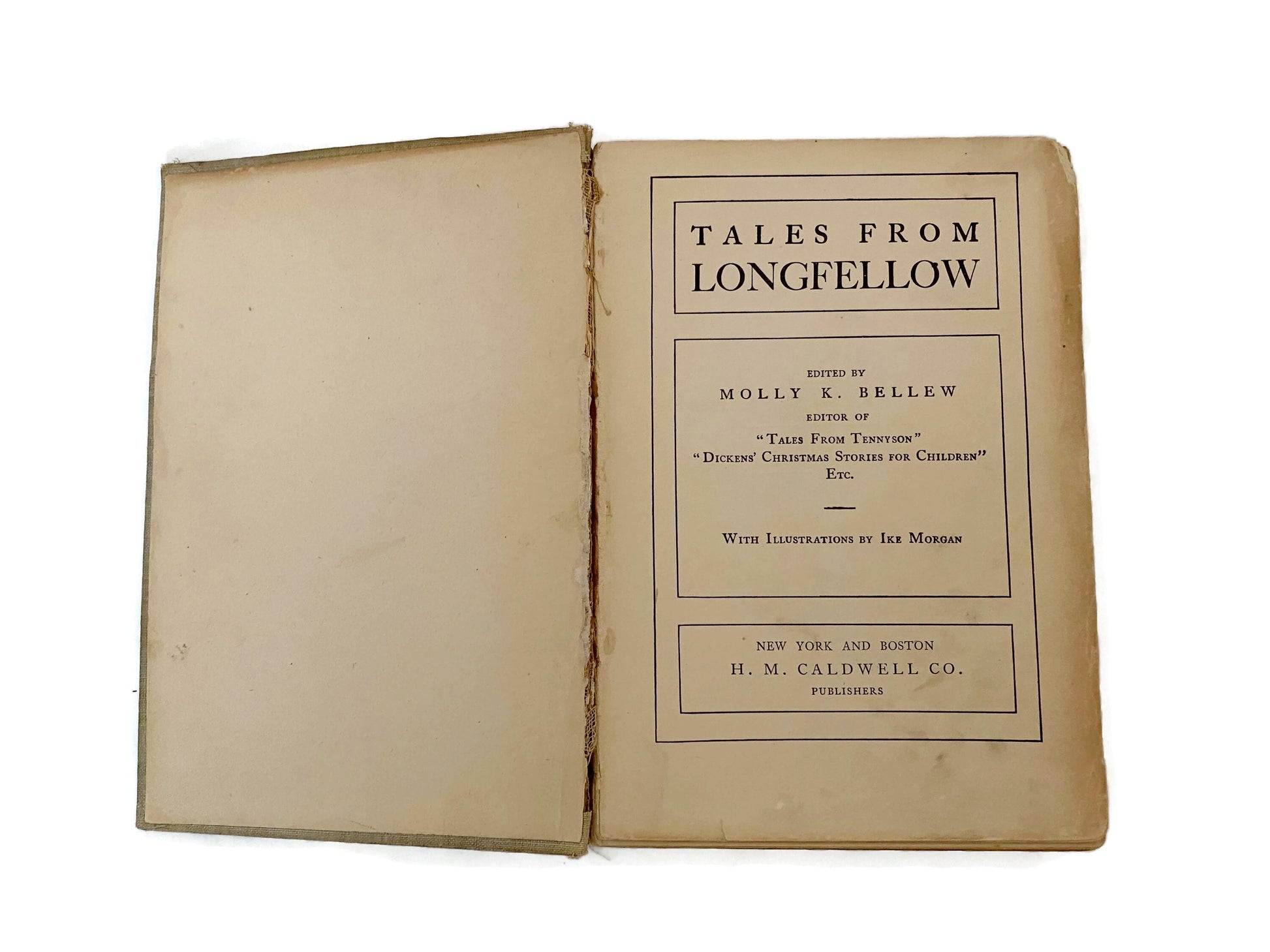 Antique Book, Tales from Longfellow at Duckwells