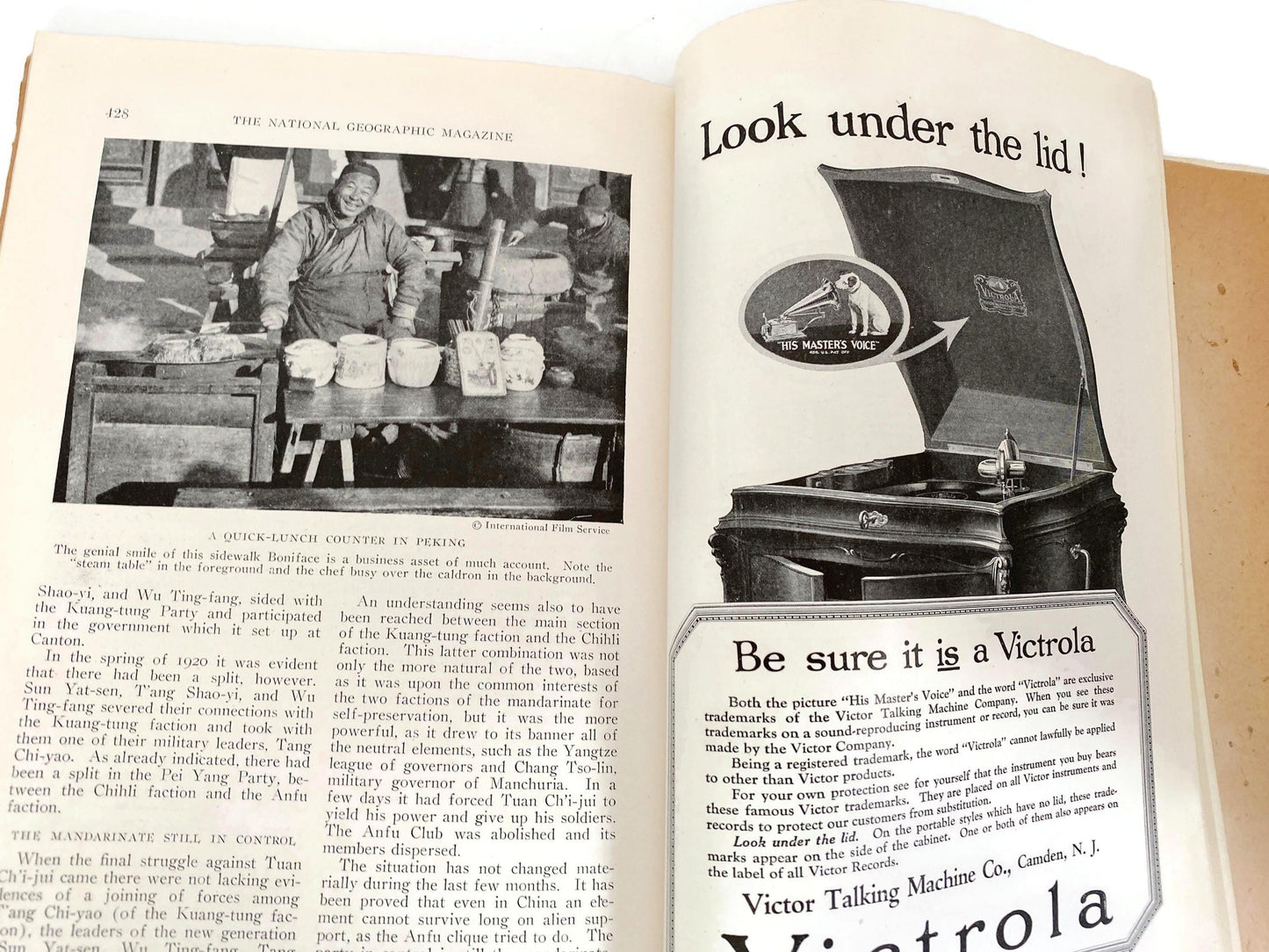 Antique National Geographic Magazine, November 1920 at Duckwells