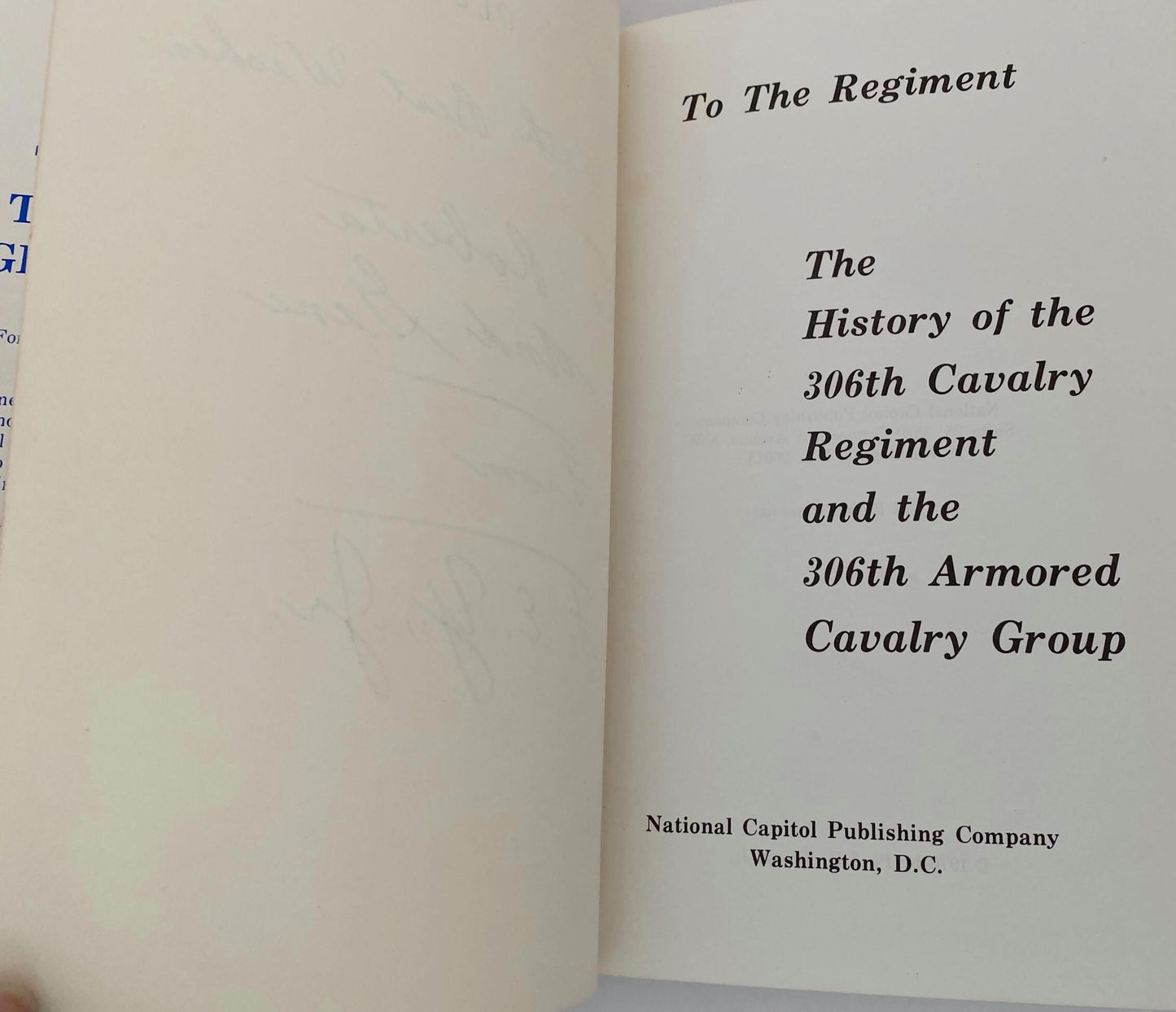 Vintage Military History Book, To The Regiment at Duckwells