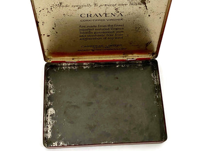 Antique Tin Raven Virginia Container at Duckwells