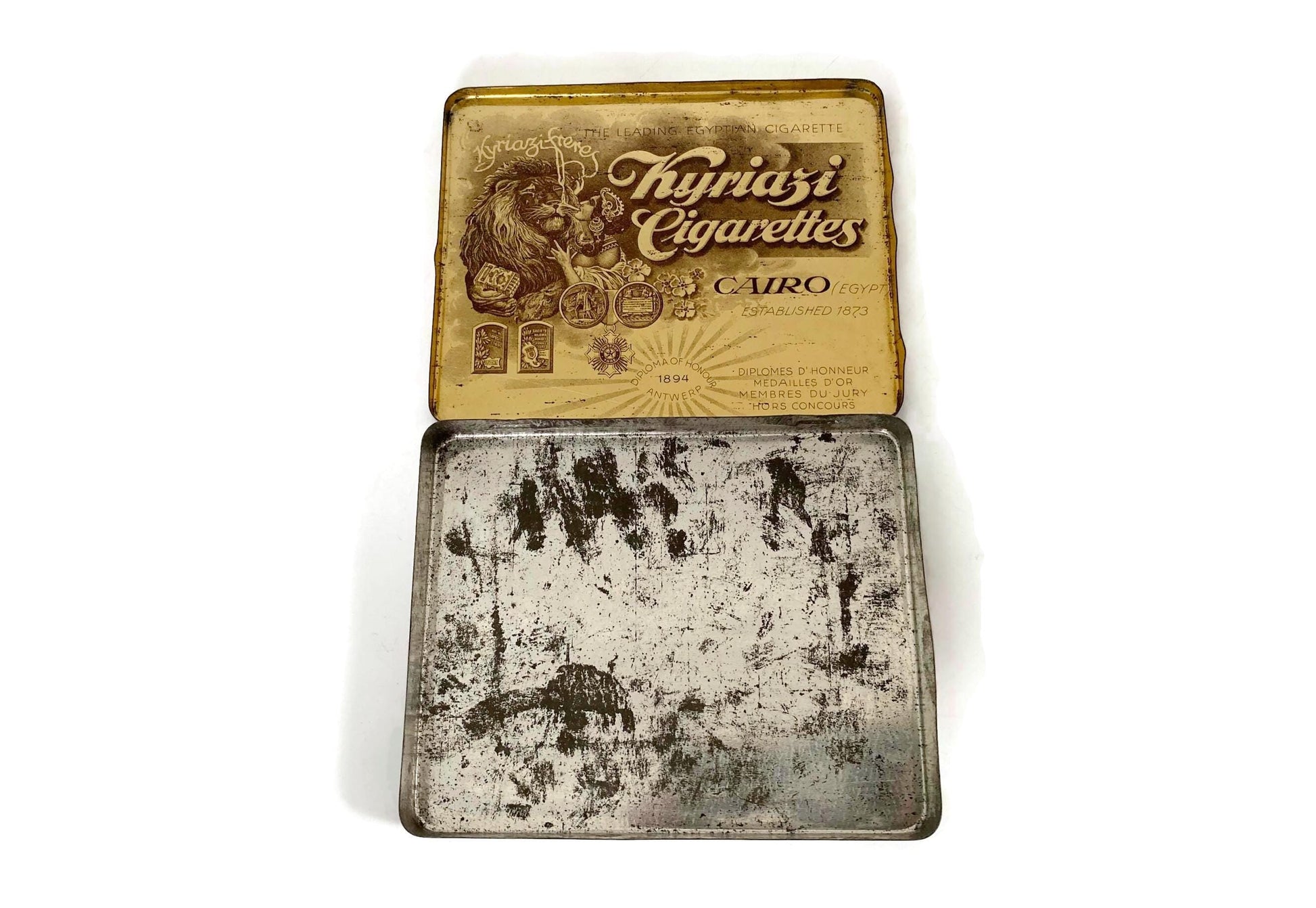 Antique Kyriazi Freres of Cairo Egypt Tin at Duckwells
