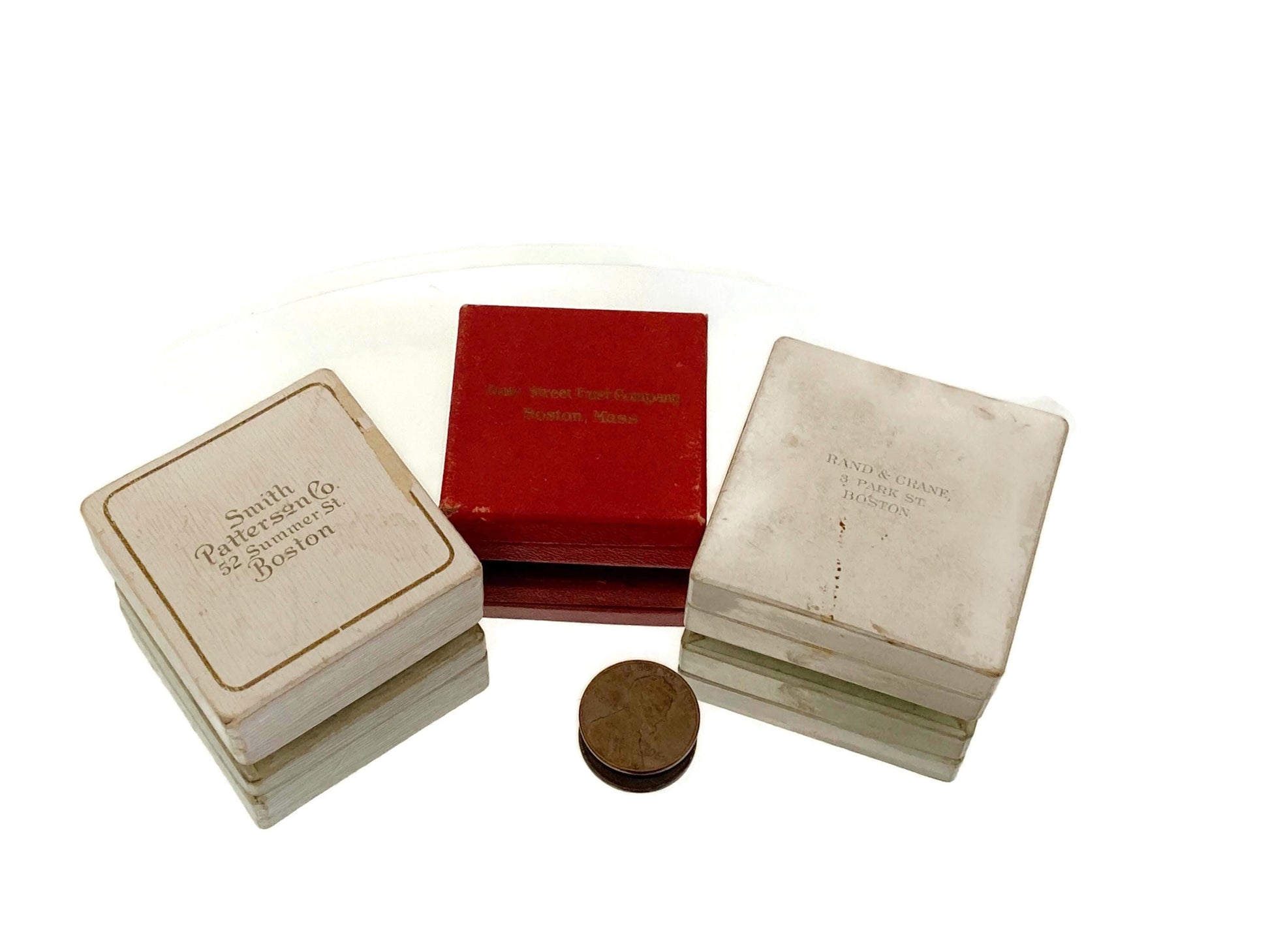 Antique Jewel Boxes Boston Jewelry Store Imprints at Duckwells