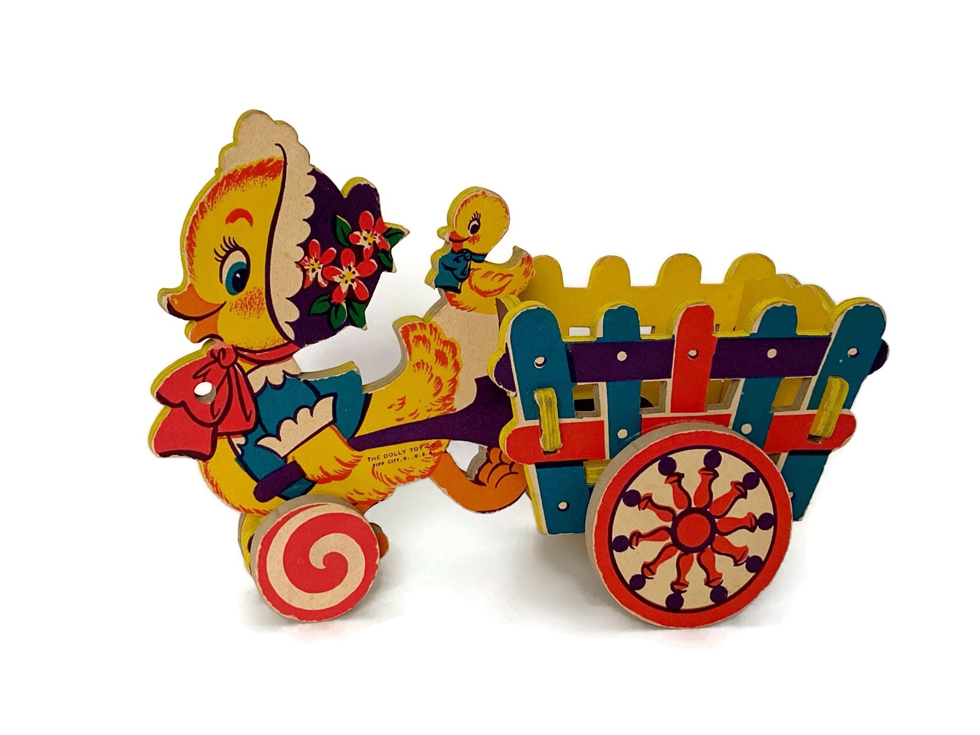 Vintage Toy Cart with Ducks by the Dolly Toy Company at Duckwells