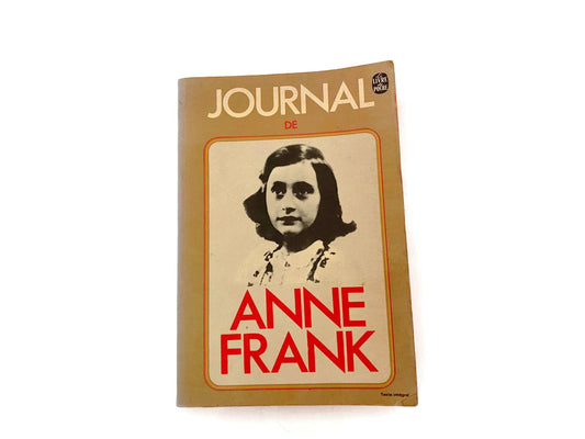 Vintage French Paperback Edition of The Diary of Anne Frank