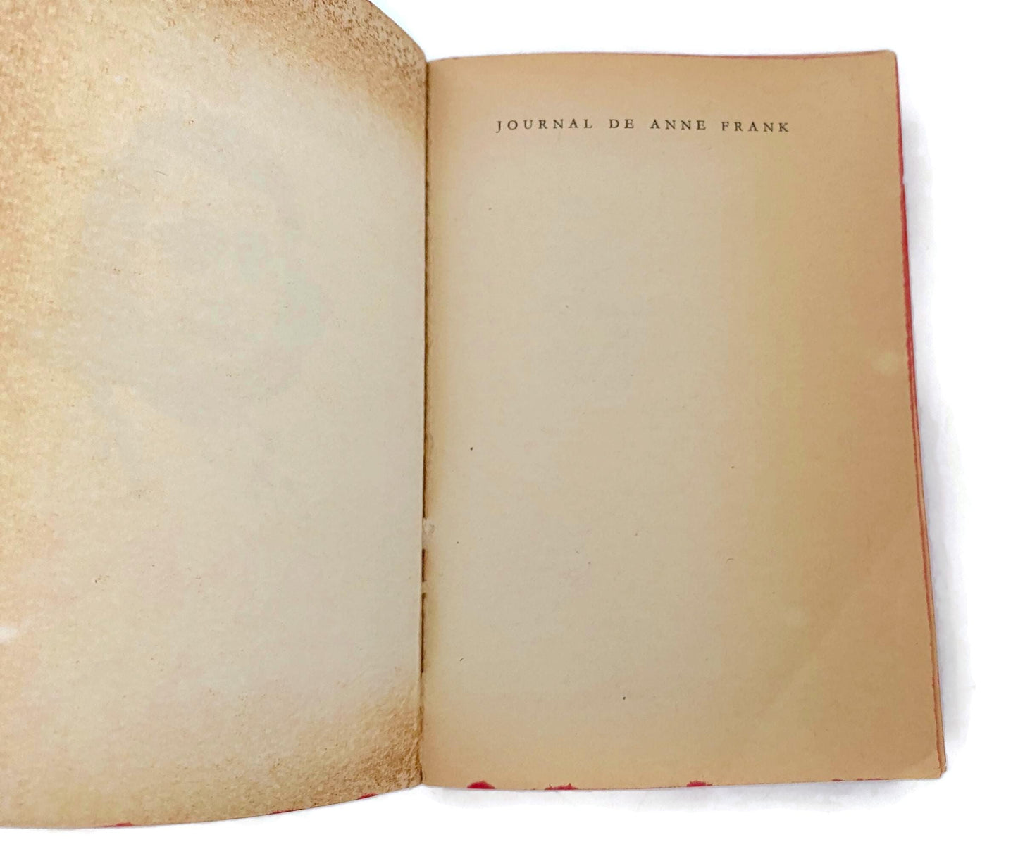 Vintage French Paperback Edition of The Diary of Anne Frank at Duckwells