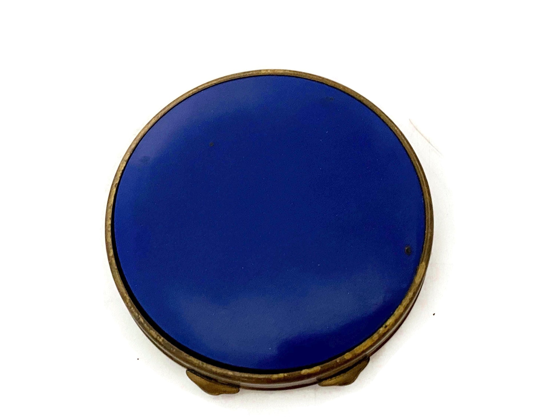 Midcentury Notre Dame Mirrored Compact at Duckwells