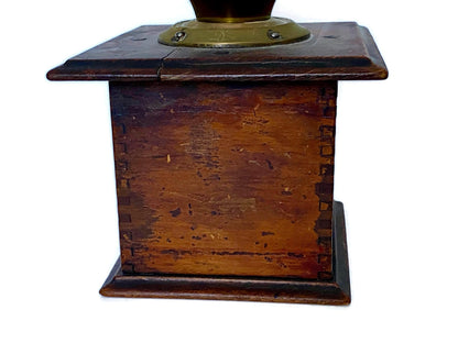 Vintage Coffee Grinder, European Hand Crank at Duckwells