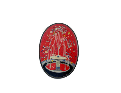 Rare, vintage Duska Face Powder, 1928 Art Nouveau at Duckwells