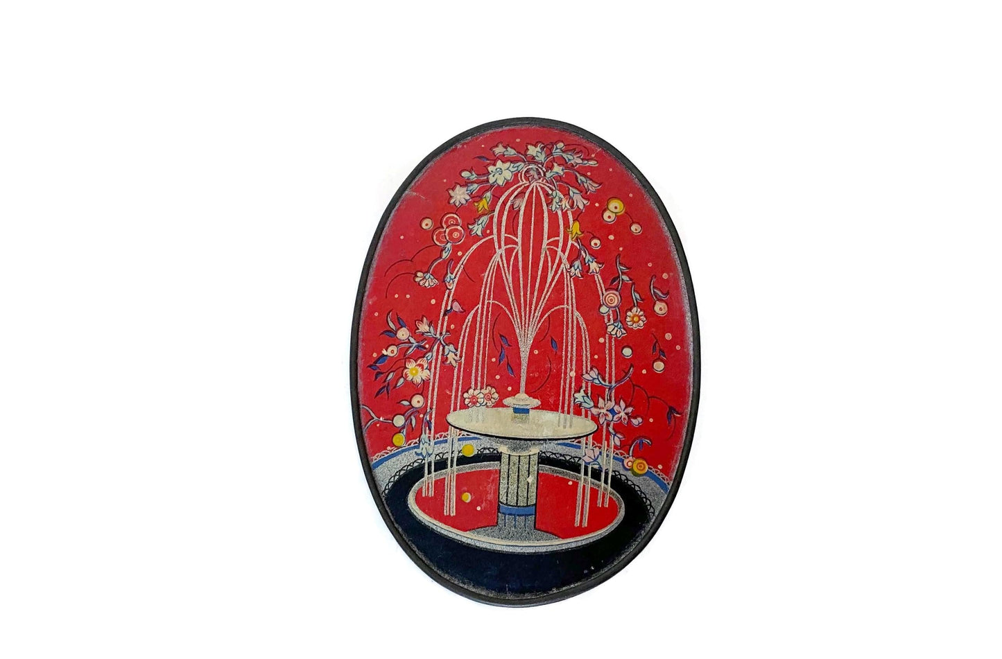 Rare, vintage Duska Face Powder, 1928 Art Nouveau at Duckwells