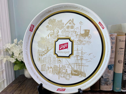 Midcentury Schlitz Metal Beer Tray at Duckwells