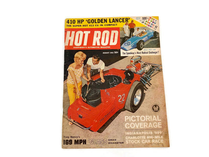 Midcentury Hot Rod Magazine August 1962 at Duckwells