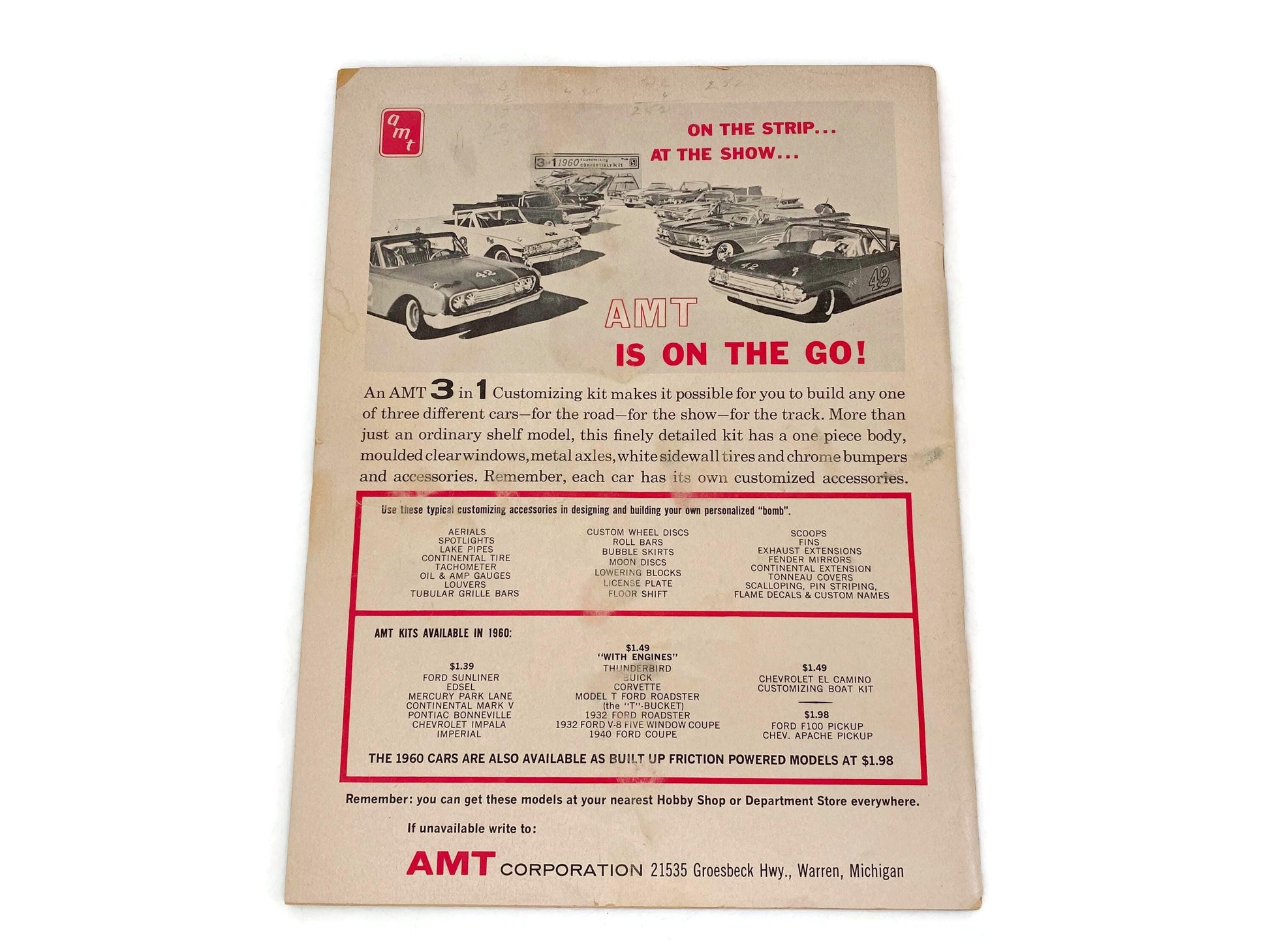 Midcentury Car Craft Magazine June 1960 at Duckwells
