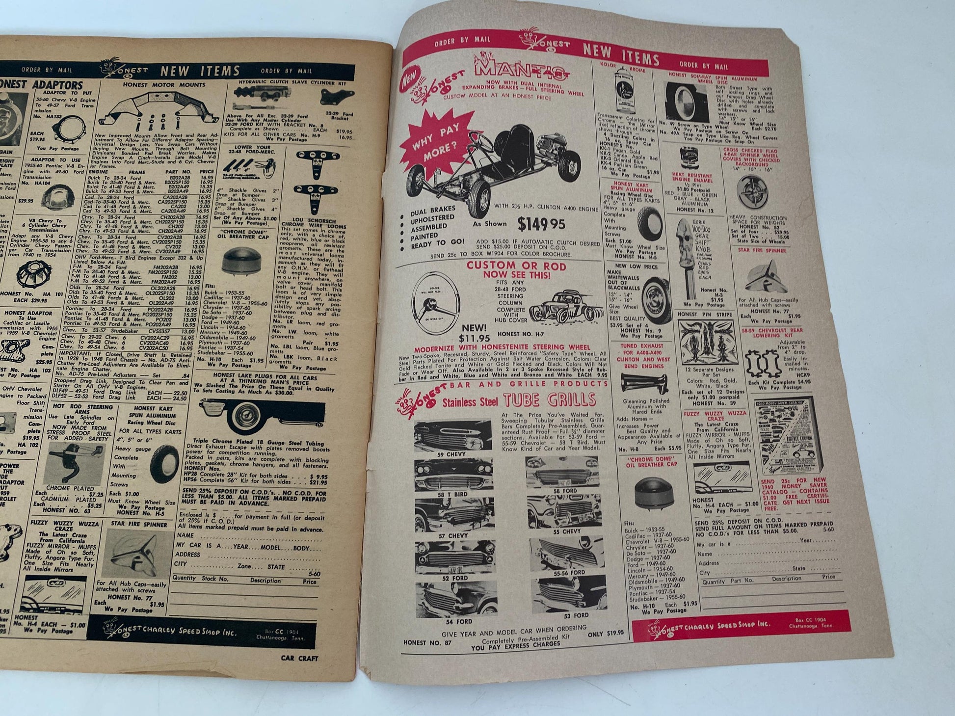 Midcentury Car Craft Magazine June 1960 at Duckwells