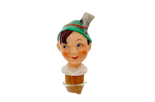 Vintage German Porcelain Bottle Stopper Pourer Schnapsnase at Duckwells