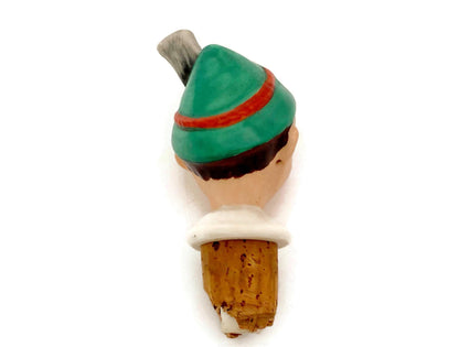Vintage German Porcelain Bottle Stopper Pourer Schnapsnase at Duckwells