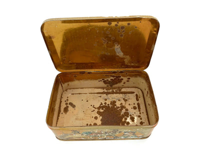 Antique Christmas Biscuit Tin Can at Duckwells