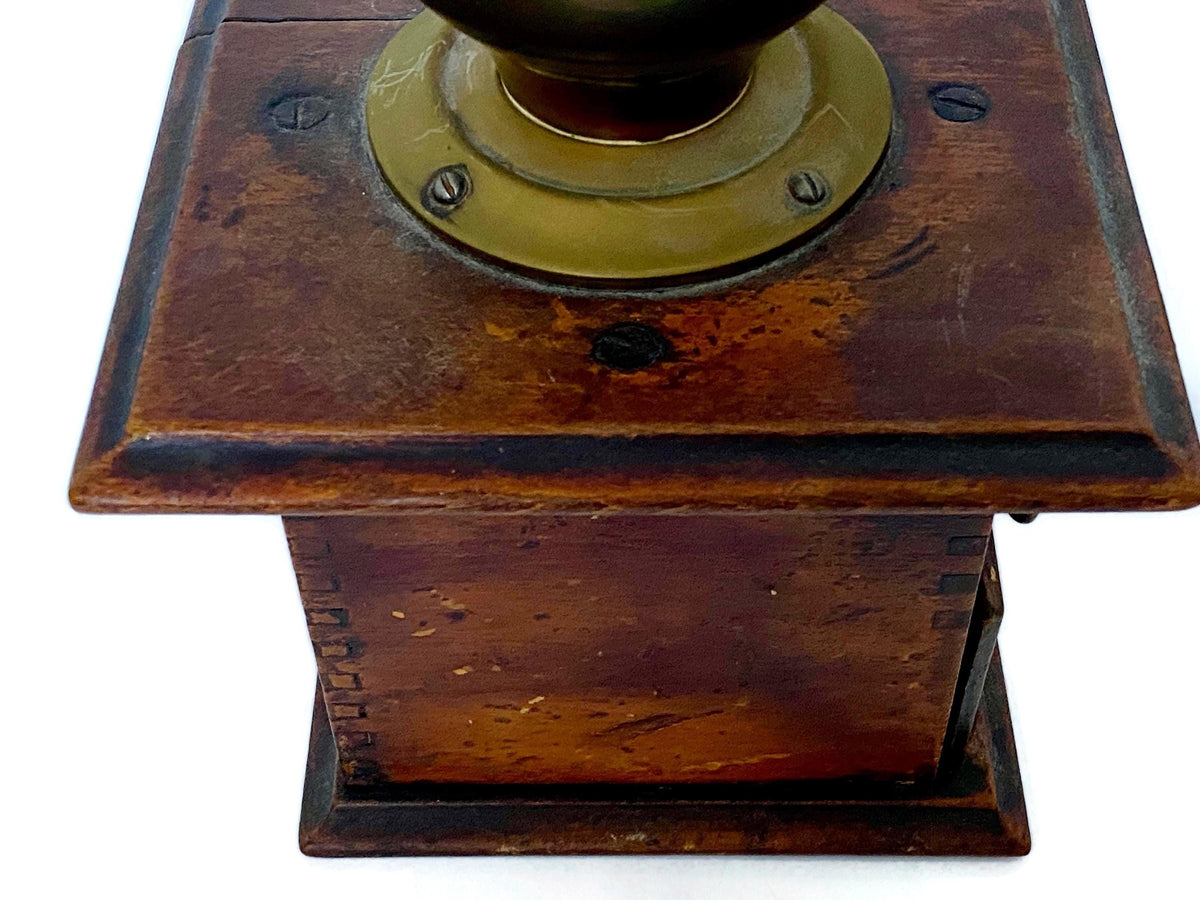 Vintage Coffee Grinder, European Hand Crank at Duckwells