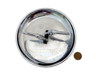 Midcentury Chrome Ashtray, Pincherette by Hamilton at Duckwells