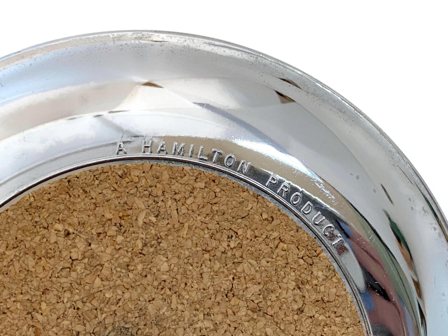 Midcentury Chrome Ashtray, Pincherette by Hamilton at Duckwells