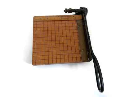 Antique Small Paper Cutter by Milton Bradley at Duckwells