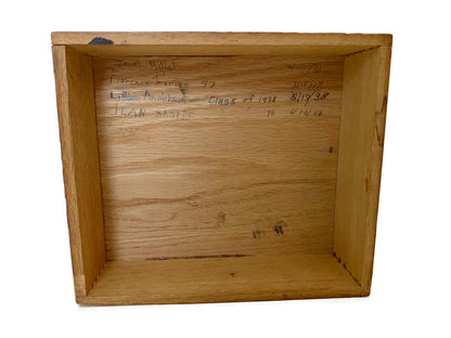 Vintage 1930s Wood Dovetailed Box at Duckwells