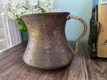 Antique Hand Hammered Copper Pot at Duckwells