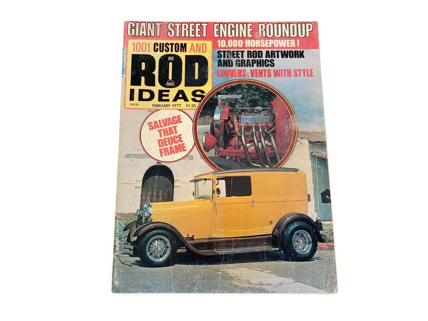 Vintage Rod Ideas Magazine February 1977, Custom Cars at Duckwells
