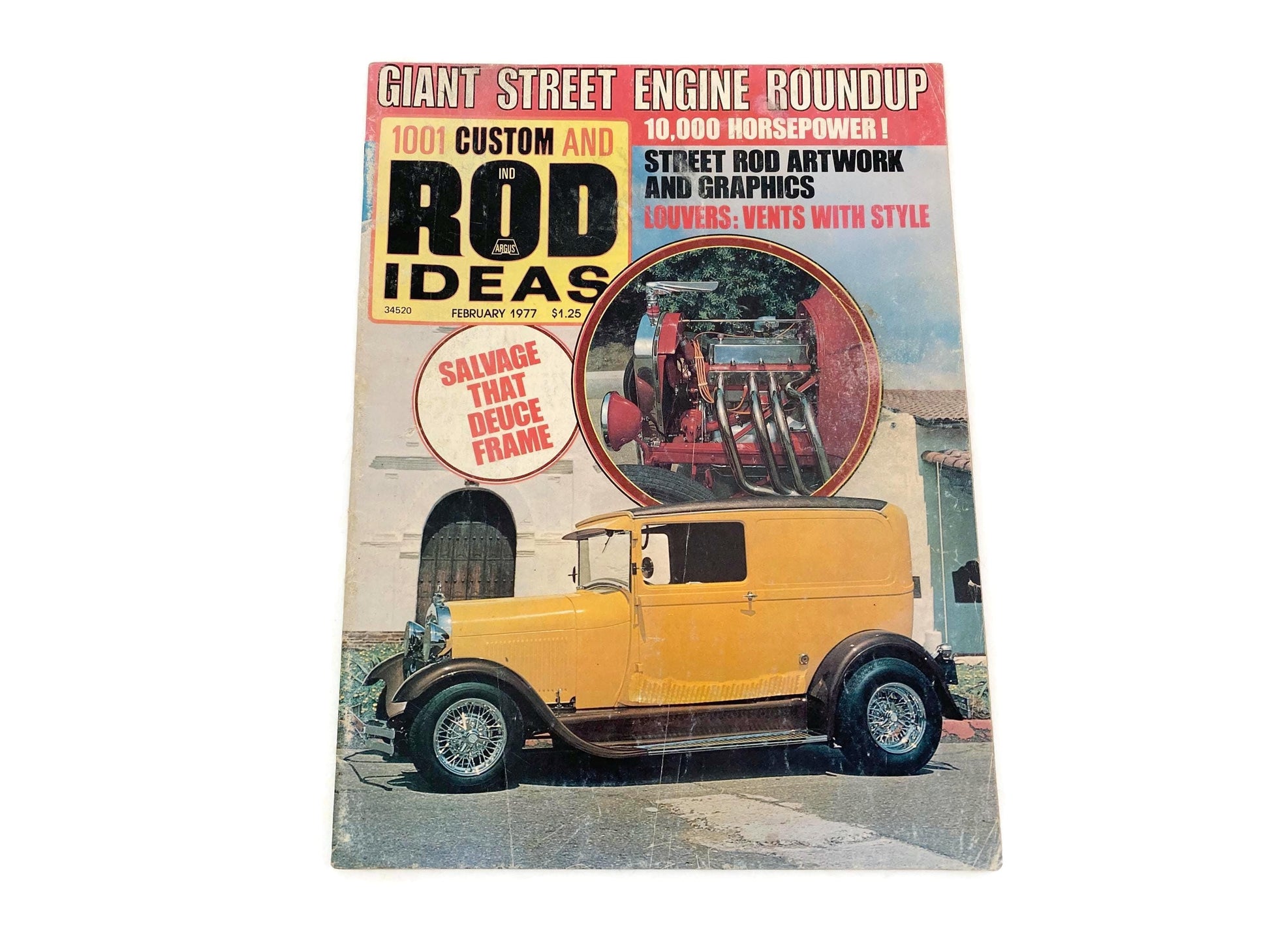 Vintage Rod Ideas Magazine February 1977, Custom Cars at Duckwells
