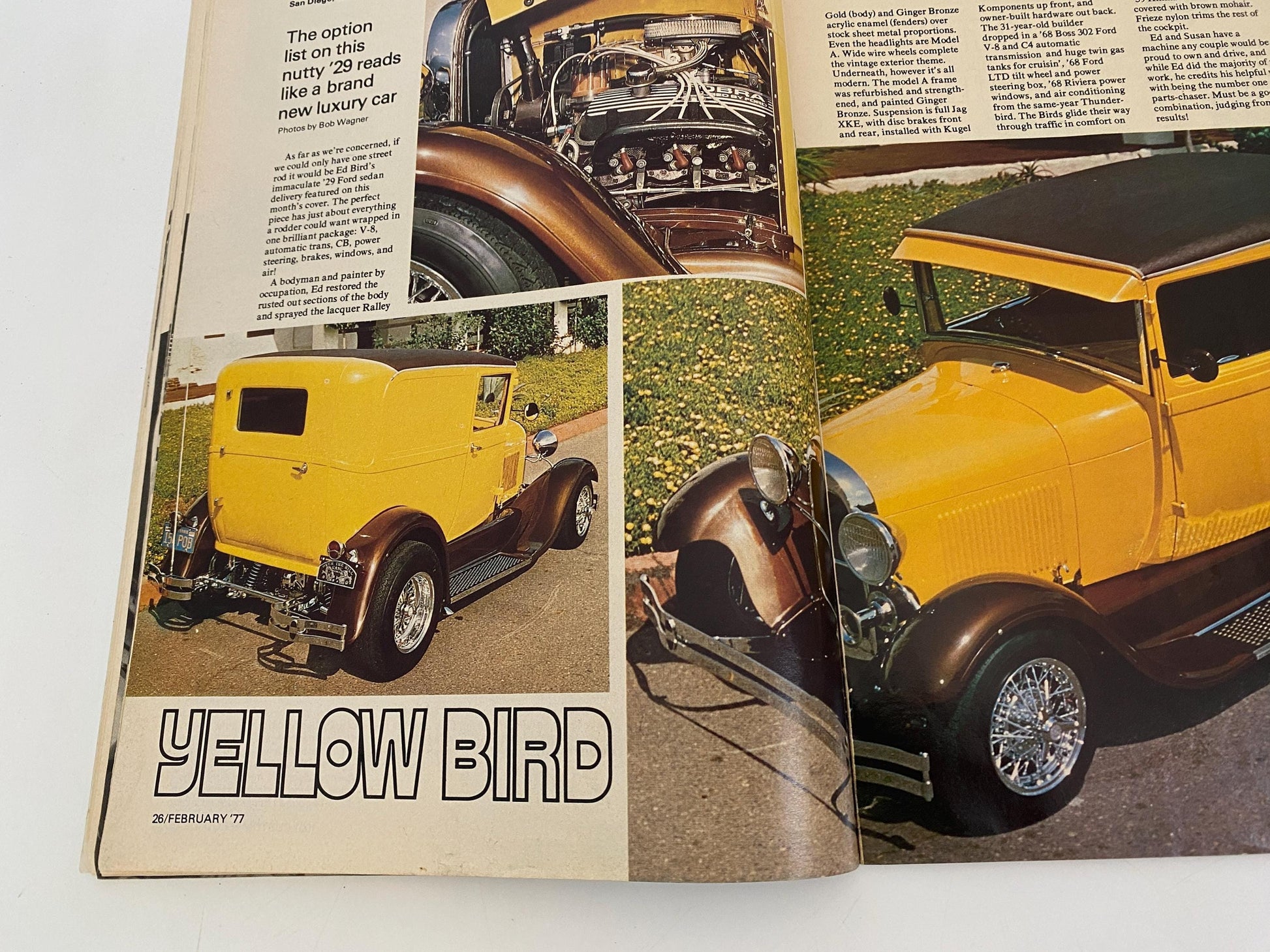 Vintage Rod Ideas Magazine February 1977, Custom Cars at Duckwells
