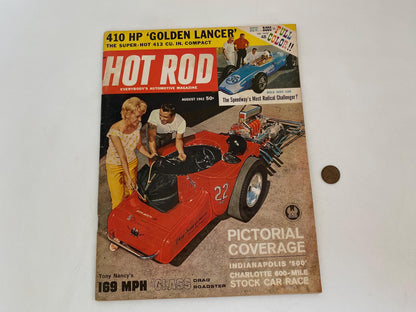 Midcentury Hot Rod Magazine August 1962 at Duckwells