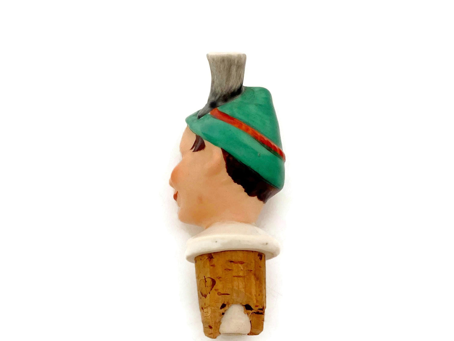 Vintage German Porcelain Bottle Stopper Pourer Schnapsnase at Duckwells