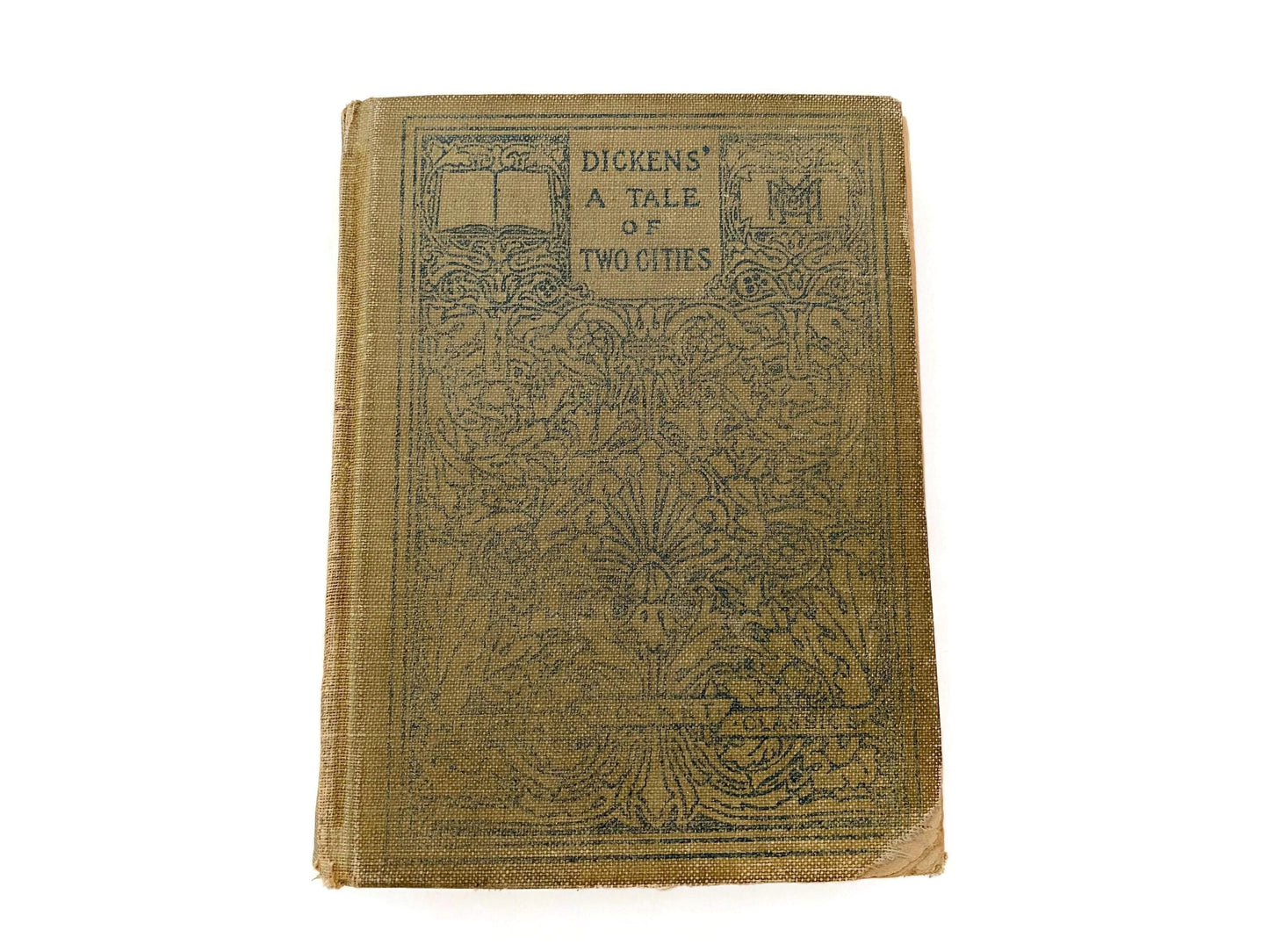 Antique Book A Tale of Two Cities by Charles Dickens
