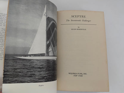 Vintage Sailing History Book, Sceptre, The Seventeenth Challenger at Duckwells