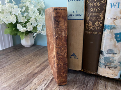 Antique Legal Reference Book, 1794 New Vademecum or Young Clerk's Magazine at Duckwells